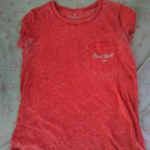 American eagle outfitters salmon tee shirt